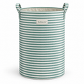 Kelmavia™ Sage Stripe Laundry Hamper