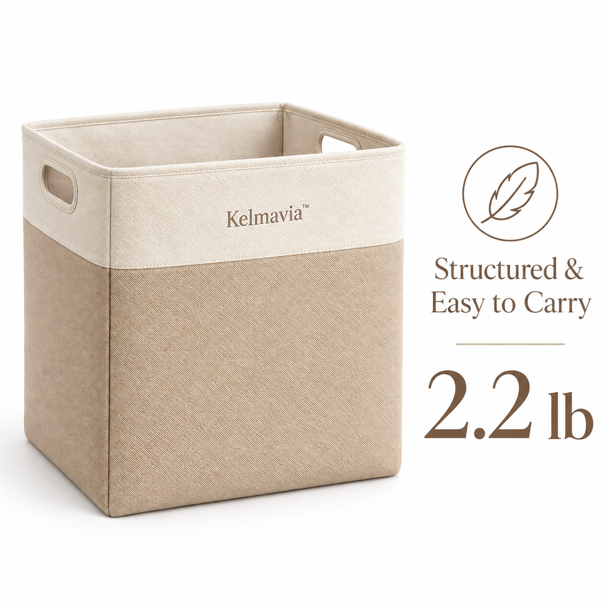 Kelmavia™ Haven Two-Tone Storage Bin
