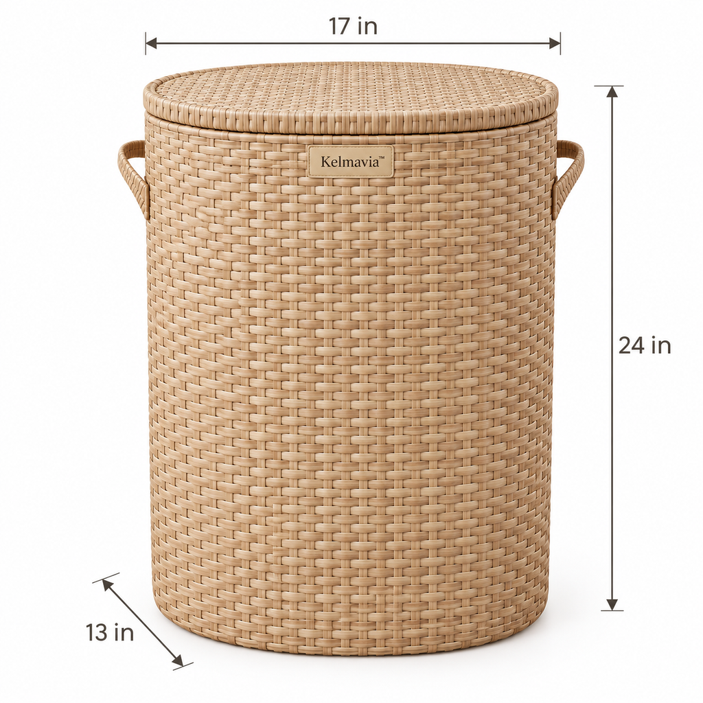 Kelmavia™ Sandweave Lidded Hamper