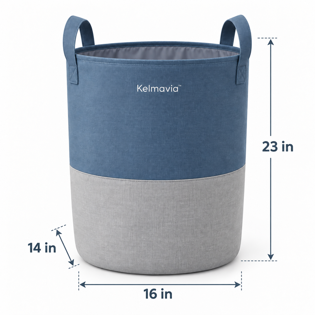 Kelmavia™ Harbor Blue Storage Tote