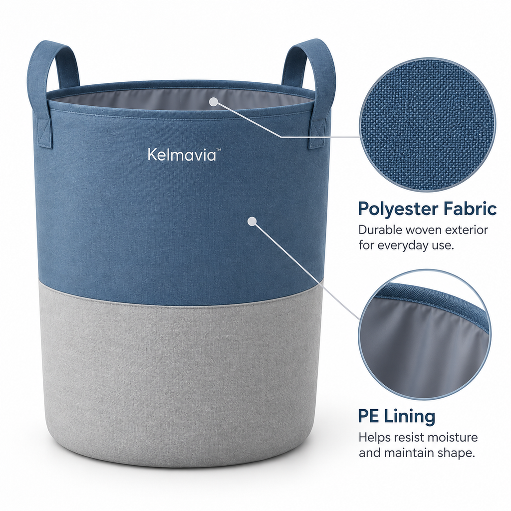 Kelmavia™ Harbor Blue Storage Tote