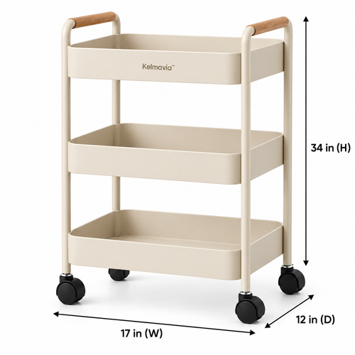 Kelmavia™ Alder Handle Storage Cart