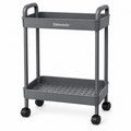 Kelmavia™ Slate Two-Tier Utility Cart