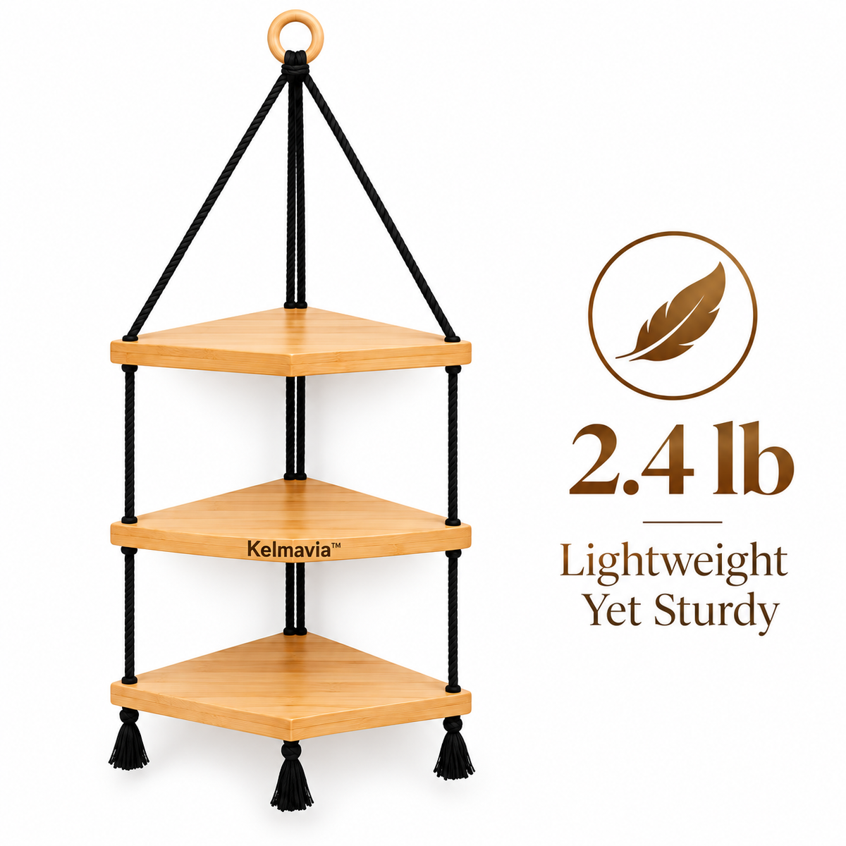 Kelmavia™ Cornerline Hanging Shelf