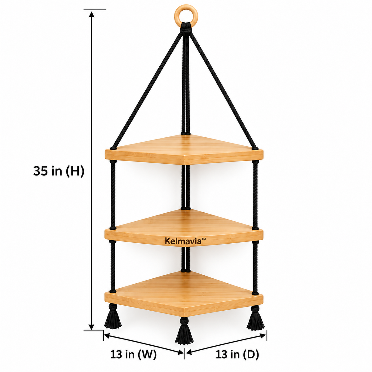 Kelmavia™ Cornerline Hanging Shelf