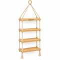Kelmavia™ Natural Ladder Hanging Shelf